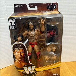 WWE Elite Series 11 Scott Hall Action Figure with Red and Black Gear